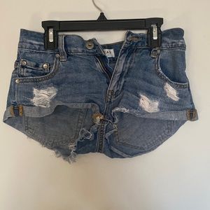 Jean shorts